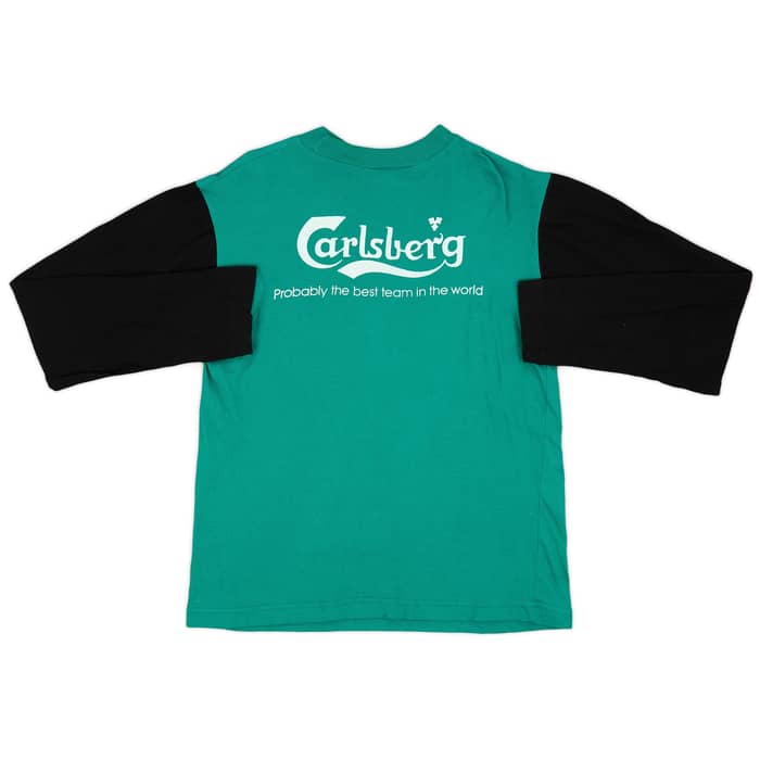 1993-94 Liverpool adidas Graphic L/S Tee - 8/10 - (S)