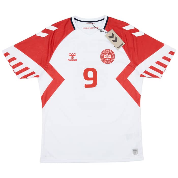 2023-24 Denmark Away Shirt Hojlund #9