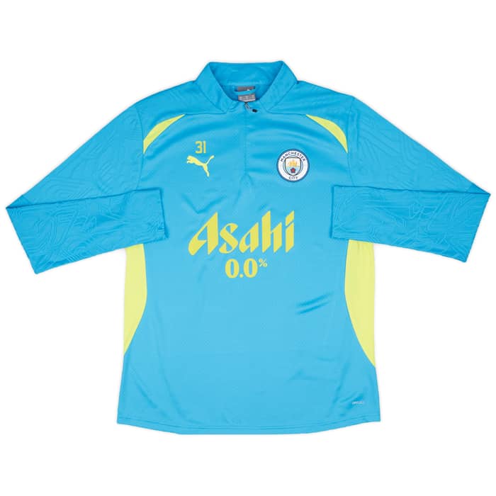2024-25 Manchester City Player Issue 1/4 Zip Training Top # - 9/10 - (XL)