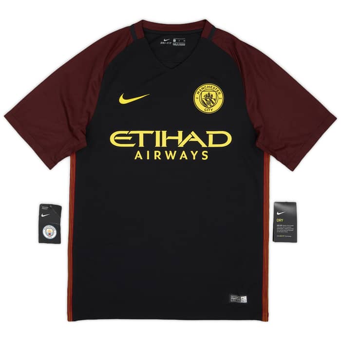 2016-17 Manchester City Away Shirt Kompany #4 (S)