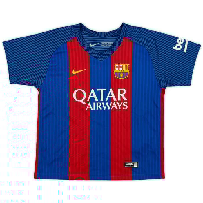2016-17 Barcelona Home Shirt - 9/10 - (2-3 Years)