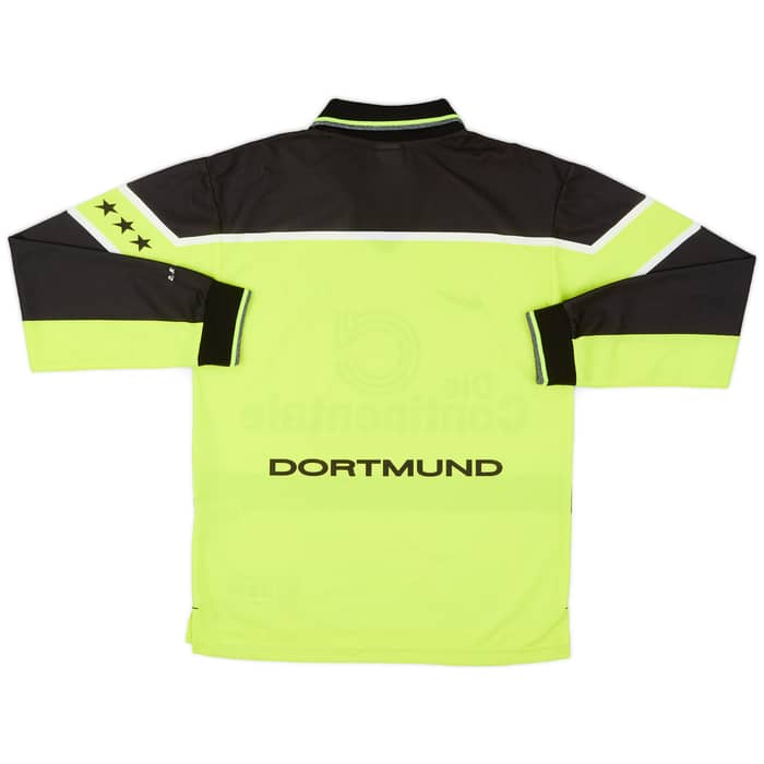1997-98 Borussia Dortmund Home L/S Shirt - 9/10 - (S)