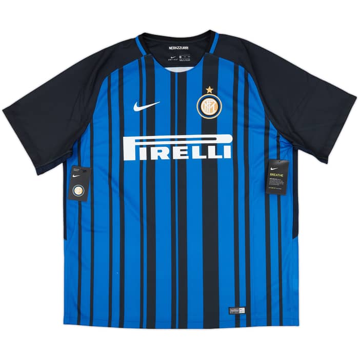 2017-18 Inter Milan Home Shirt Candreva #87 (XXL)