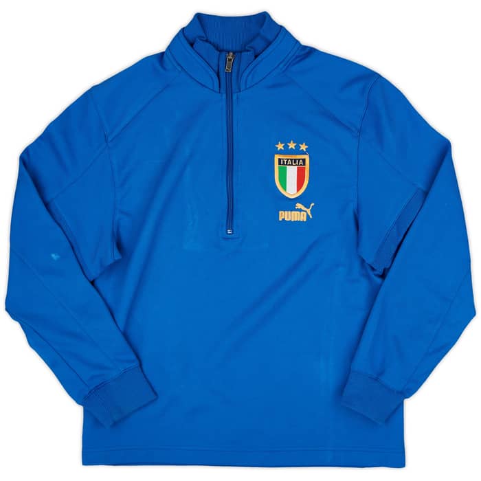 2004-06 Italy Puma 1/4 Zip Drill Top - 6/10 - (XL.Boys)