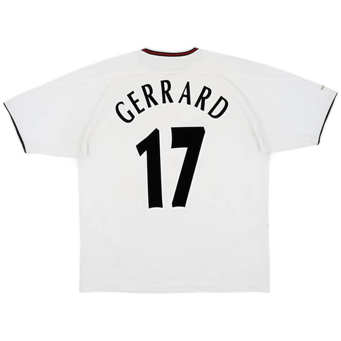 2003-04 Liverpool Away Shirt Gerrard #17 - 7/10 - (XL)