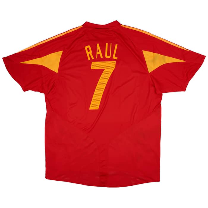 2004-06 Spain Home Shirt Raul #7 (XL)