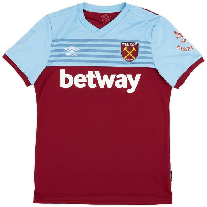 2019-20 West Ham Match Issue Carabao Cup Home Cardoso #20