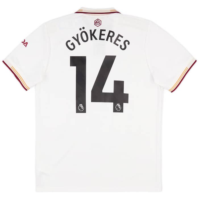2025-26 Arsenal Authentic Third Shirt Gyokeres #14