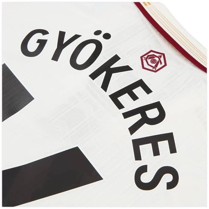 2025-26 Arsenal Authentic Third Shirt Gyokeres #14