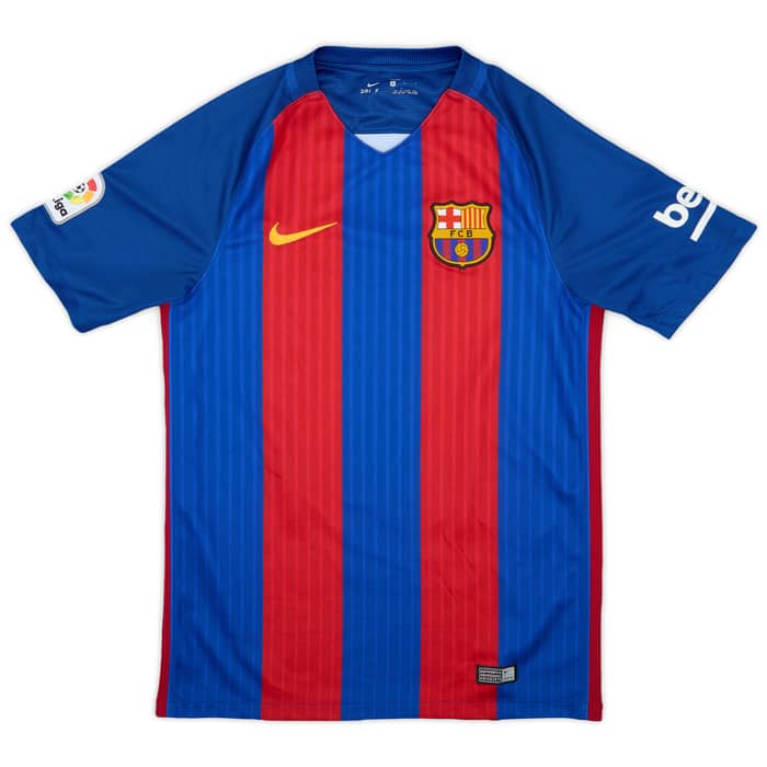 2016-17 Barcelona Home Shirt Messi #10 - 9/10 - (S)