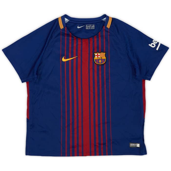 2017-18 Barcelona Home Shirt - 8/10 - (7-8 Years)