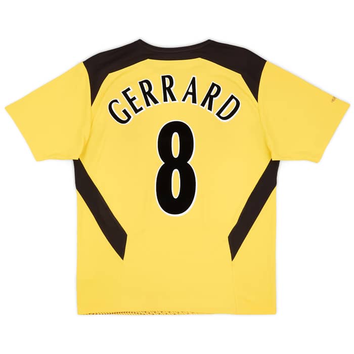 2004-06 Liverpool Away Shirt Gerrard #8 - 5/10 - (L)