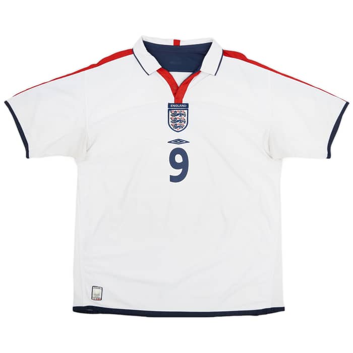 2003-05 England Home Shirt Rooney #9 - 6/10 - (XL)