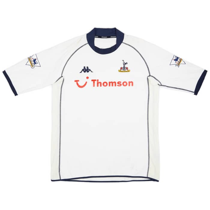 2003-04 Tottenham Match Issue Signed Home Shirt Redknapp #15