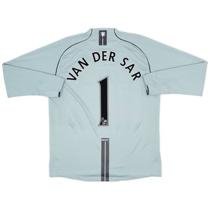 2007-08 Manchester United Player Issue GK Shirt Van Der Sar #1 - 8/10 - (XL)