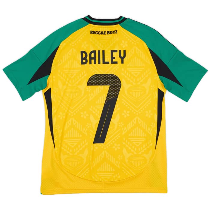 2024-25 Jamaica Home Shirt Bailey #7 (Youths)