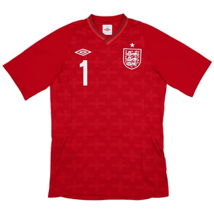 2012-13 England GK S/S Shirt Hart #1 - 5/10 - (S)