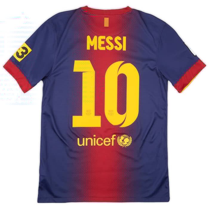 2012-13 Barcelona Home Shirt Messi #10 - 8/10 - (S)