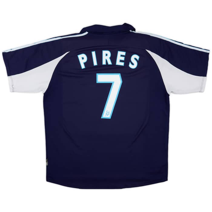 1999-00 Olympique Marseille Away Shirt Pires #7 - 8/10 - (XL)