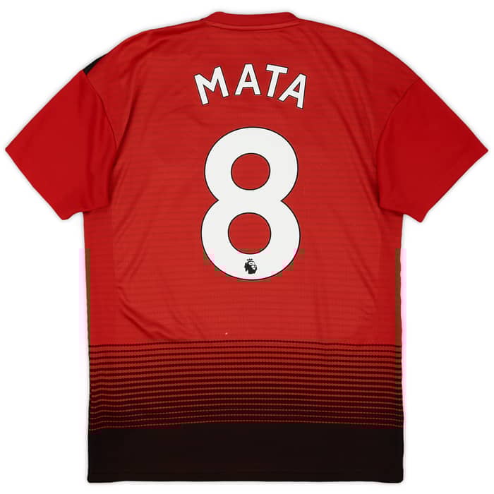 2018-19 Manchester United Home Shirt Mata #8 - 9/10 - (S)