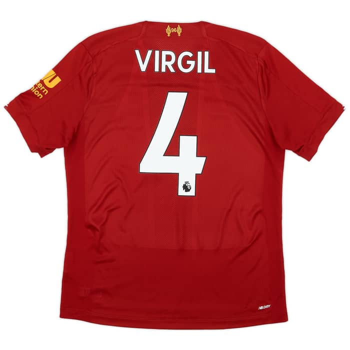2019-20 Liverpool Home Shirt Virgil #4 - 5/10 - (S)