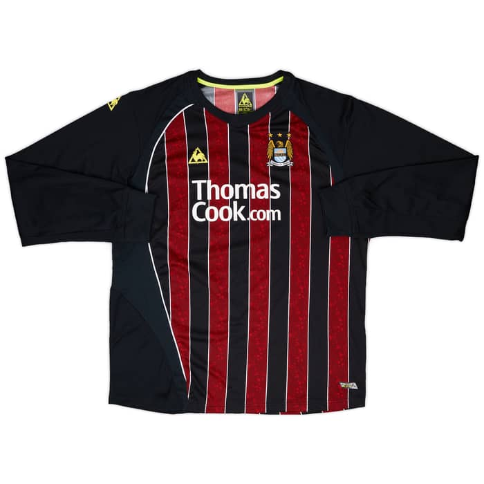 2008-09 Manchester City Away L/S Shirt Elano #11 - 8/10 - (XL)