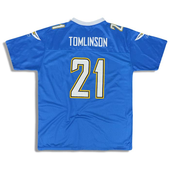 2008-09 San Diego Chargers Tomlinson #21 Reebok Replica Jersey (Alternate) Y