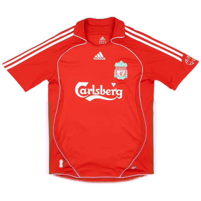 2006-08 Liverpool Home Shirt Alonso #14 - 6/10 - (S)