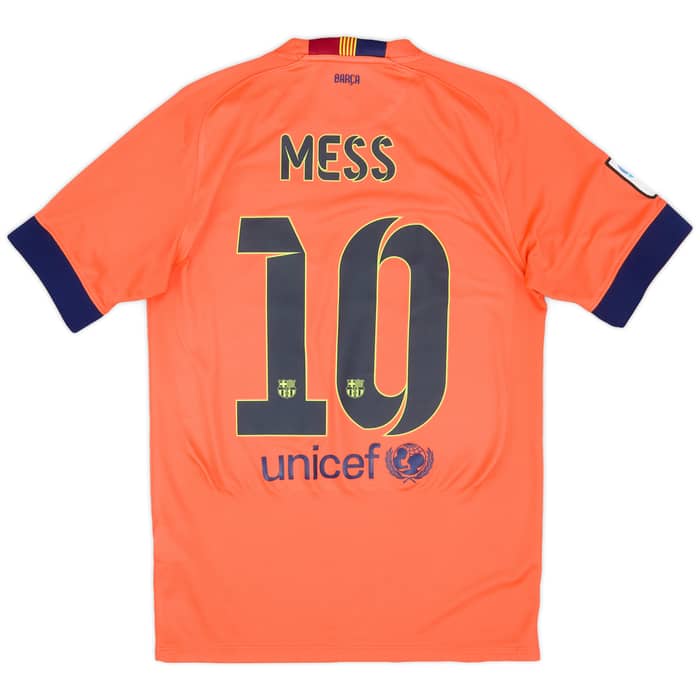 2014-15 Barcelona Away Shirt Messi #10 - 9/10 - (S)