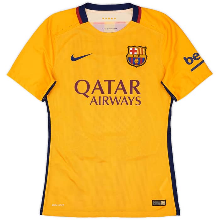 2015-16 Barcelona Authentic Away Shirt Messi #10 - 10/10 - (S)