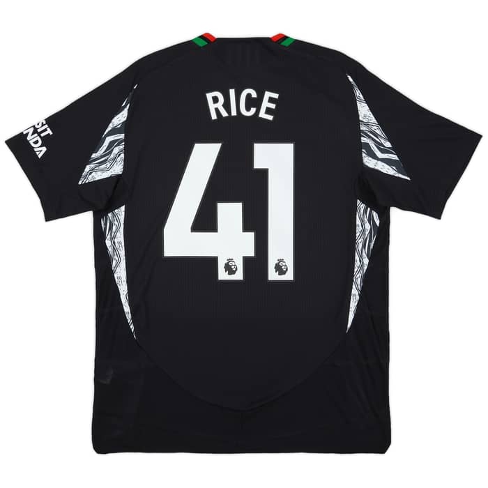 2024-25 Arsenal Authentic Away Shirt Rice #41