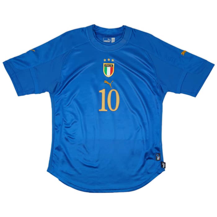 2004-06 Italy Home Shirt Baggio #10 - 8/10 - (L)