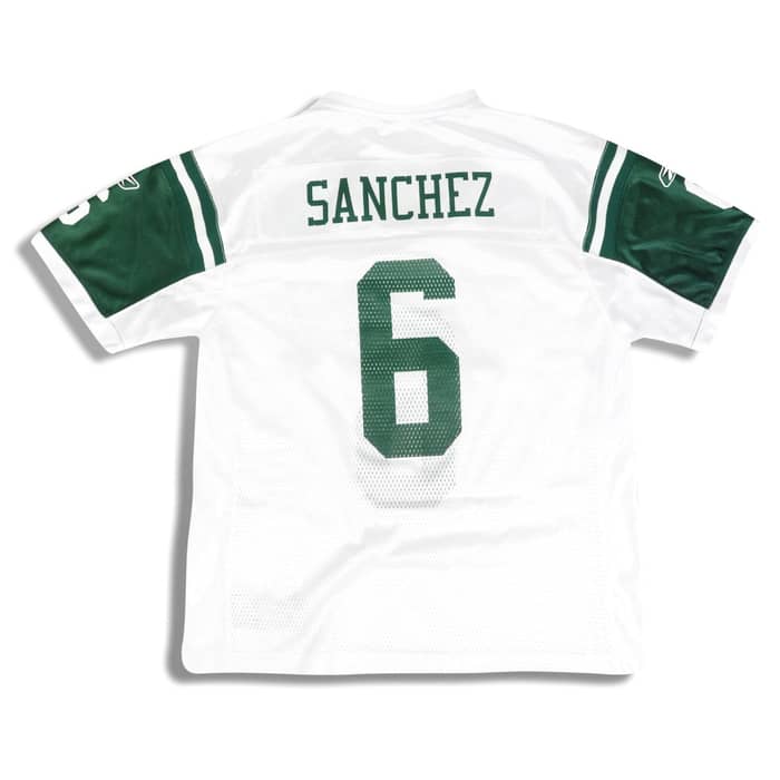 2009-11 New York Jets Sanchez #6 Reebok On Field Jersey (Away) Womens (L)