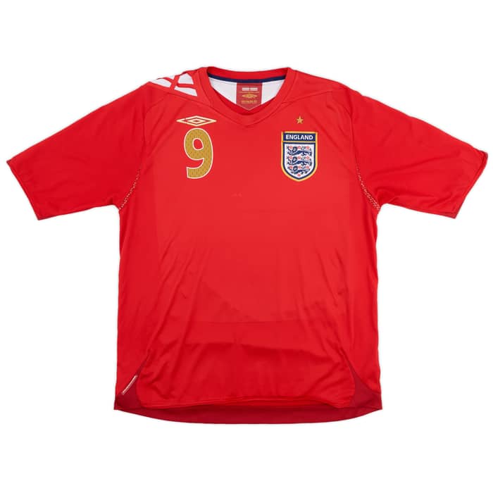 2006-08 England Away Shirt Rooney #9 - 5/10 - (L)