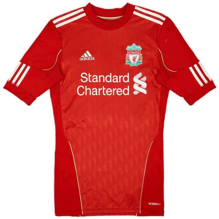 2010-12 Liverpool Authentic Home Shirt Kuyt #18 - 7/10 - (S)