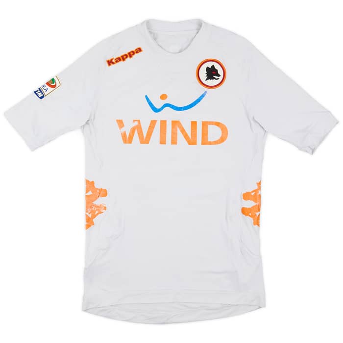 2011-12 Roma Match Issue Away Shirt Bojan #14