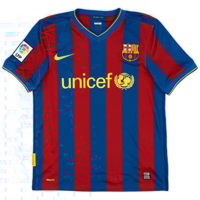 2009-10 Barcelona Home Shirt Messi #10 - 6/10 - (S)