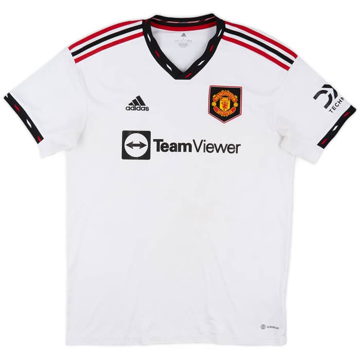 2022-23 Manchester United Away Shirt Malacia #12 - 6/10 - (L)