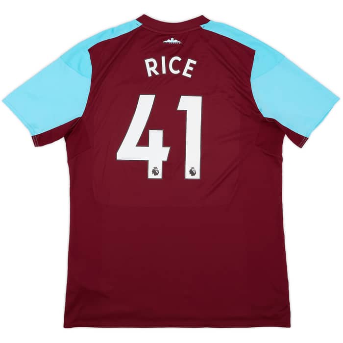 2017-18 West Ham Home Shirt Rice #41 - 7/10 - (XXL)