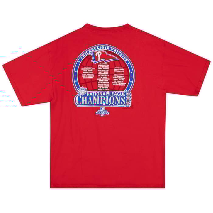 2008 Philadelphia Phillies National League Champions Majestic Tee XL