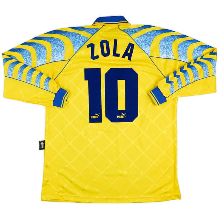 1995-96 Parma Third L/S Shirt Zola #10 - 8/10 - (XL)