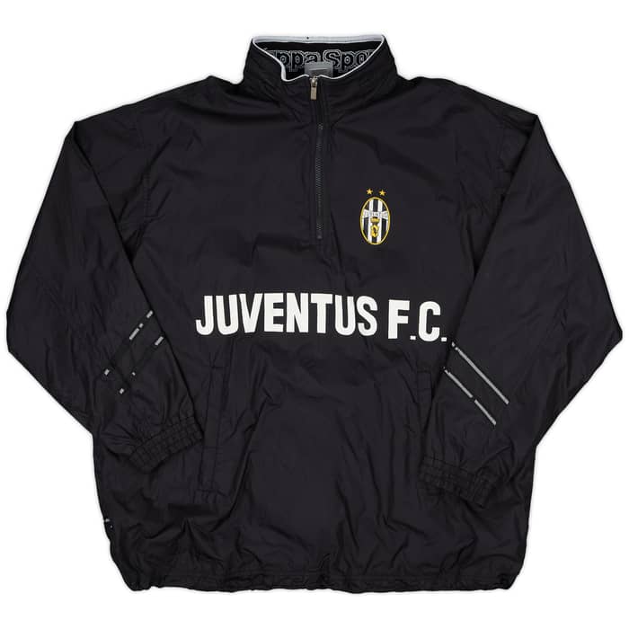 1999-00 Juventus Kappa 1/4 Zip Rain Jacket - 7/10 - (XL)