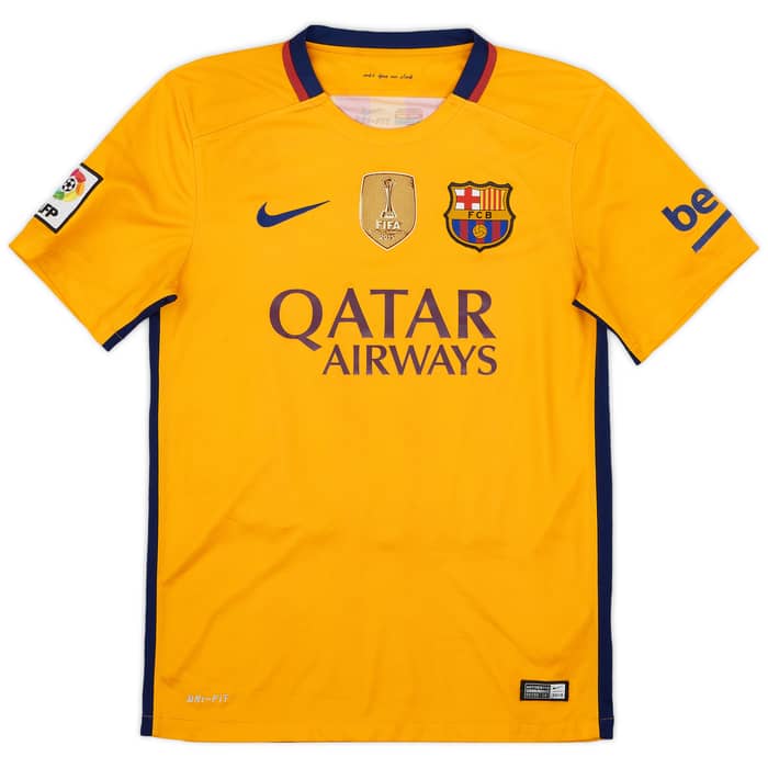 2015-16 Barcelona Away Shirt Messi #10 - 6/10 - (S)