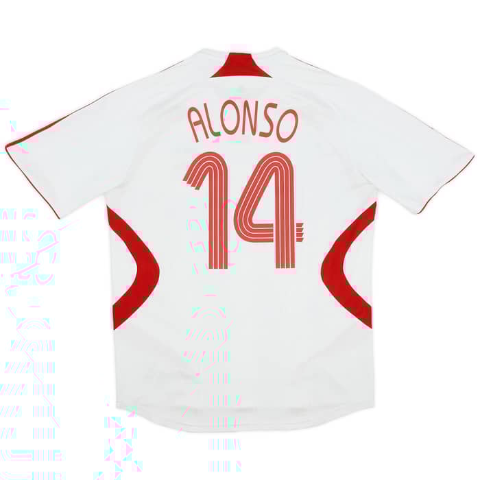 2007-08 Liverpool Away Shirt Alonso #14 - 6/10 - (L)