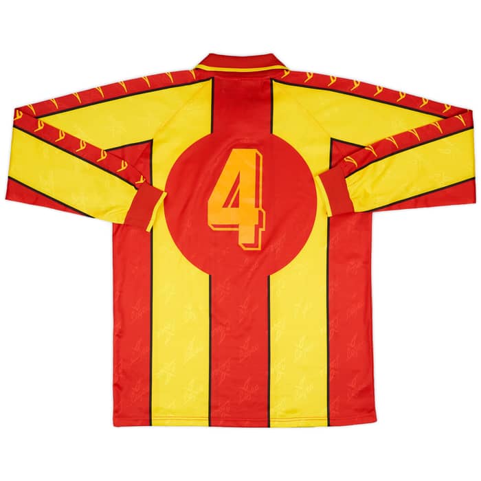 2005-06 Benevento Calcio Match Issue Home L/S Shirt #4