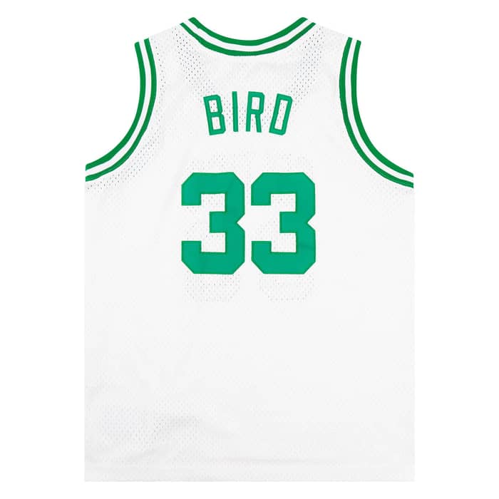 1985-86 Boston Celtics Bird #33 Champion Hardwood Classics Jersey (Home) S