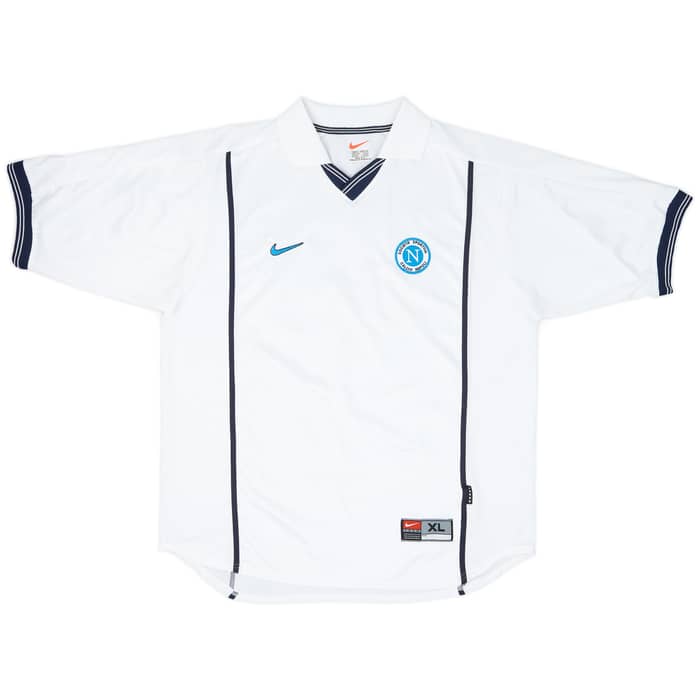 1999-00 Napoli Away Shirt - 4/10 - (XL)