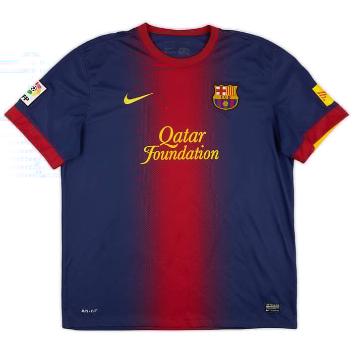 2012-13 Barcelona Home Shirt Messi #10 - 9/10 - (XL)