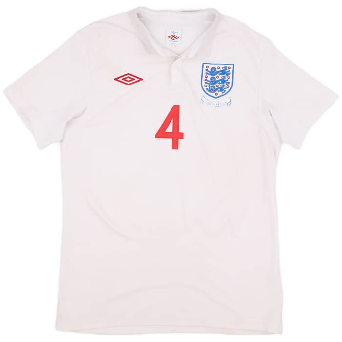 2009-10 England Home Shirt Gerrard #4 - 5/10 - (M)