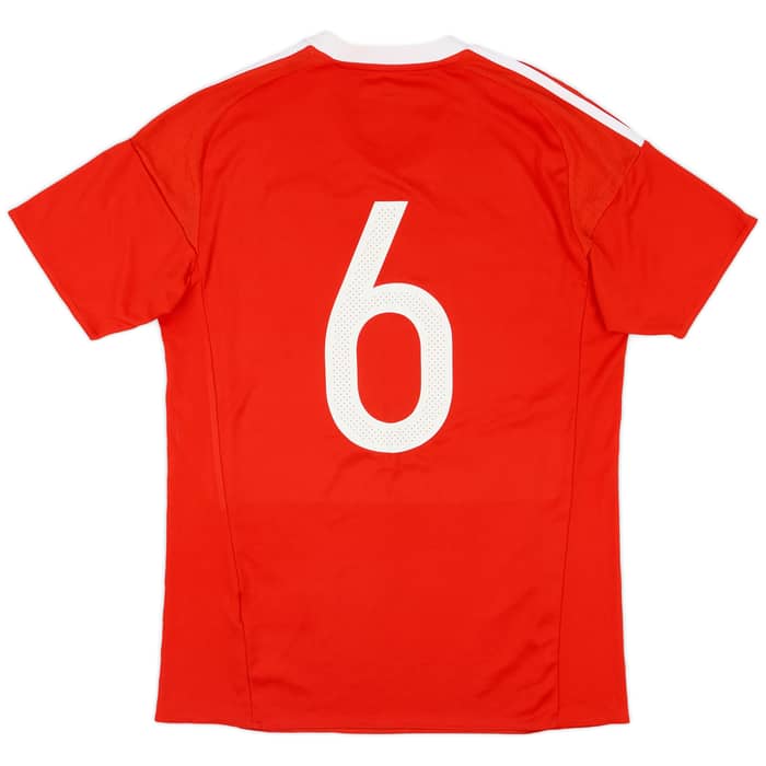 2016-17 Wales Home Shirt #6 - 9/10 - (S)